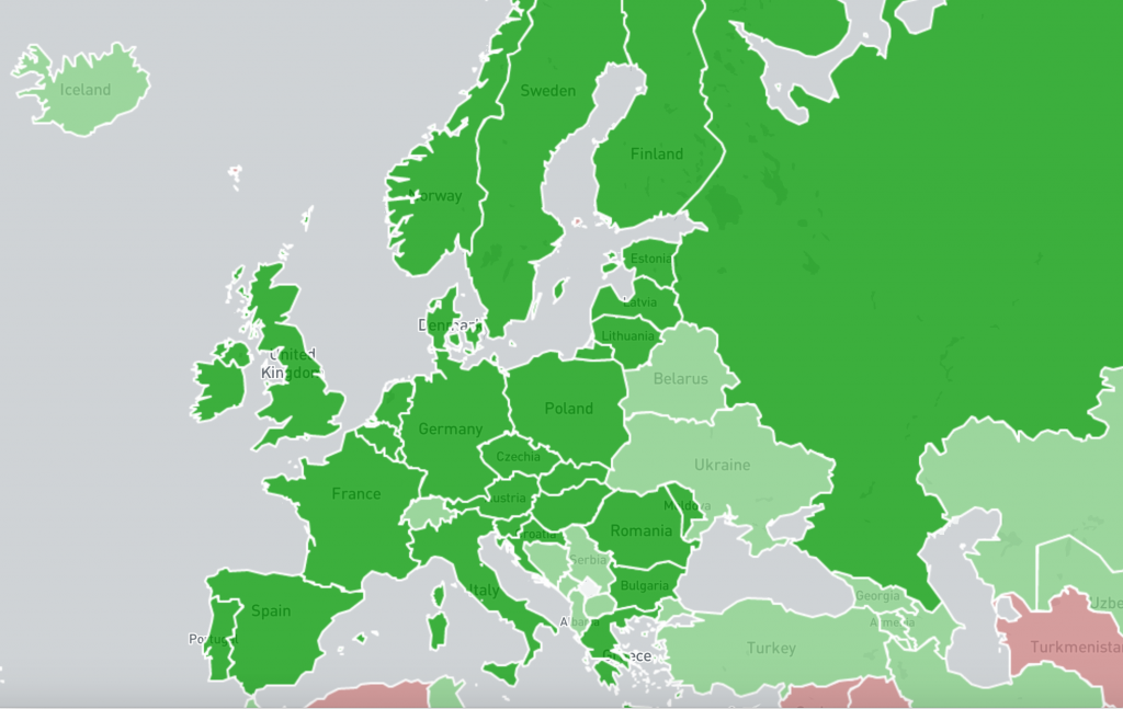 20200223 Shadowserver National CERT/CSIRT Coverage Europe